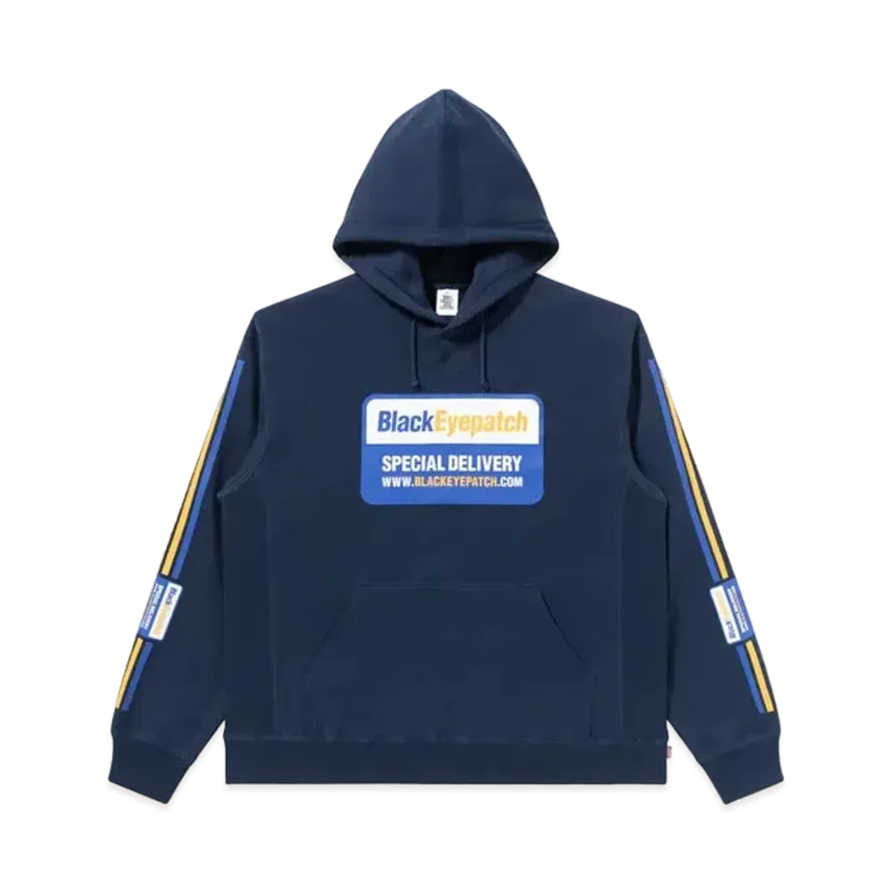 Black Eye Patch Deliveryman Hoodie "Navy"