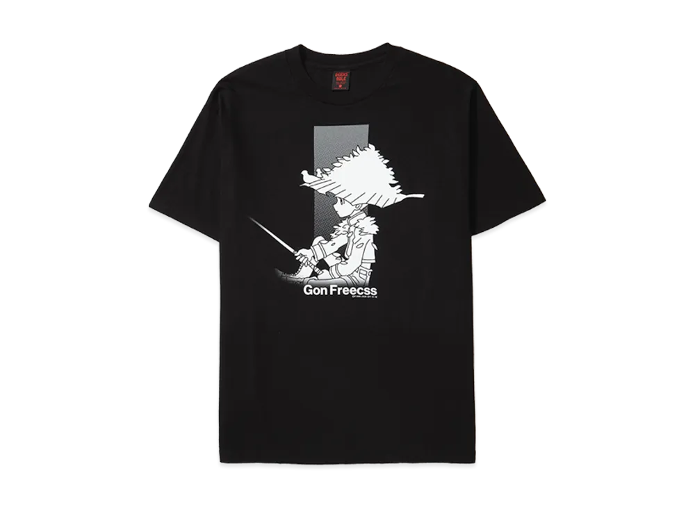 Geeks Rule x HUNTERxHUNTER Silkscreen Printing T Shirt Gon "Black"