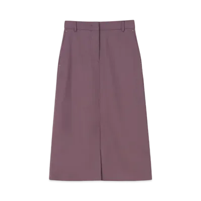 Paul Smith Women's Gabber Straight Silhouette Skirt "Purple"