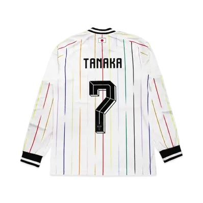 adidas Soccer Japan 2026 Away Replica Jersey Long Sleeve #7 Ao Tanaka "OffWhite/Black"