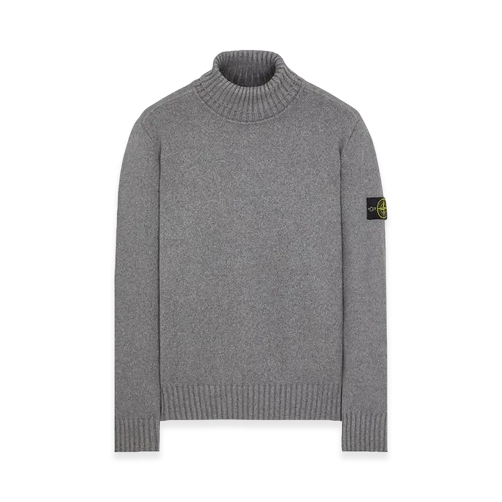 Stone Island 505A2 Winter Cotton Turtleneck Knit - 23FW "Dust Melange"