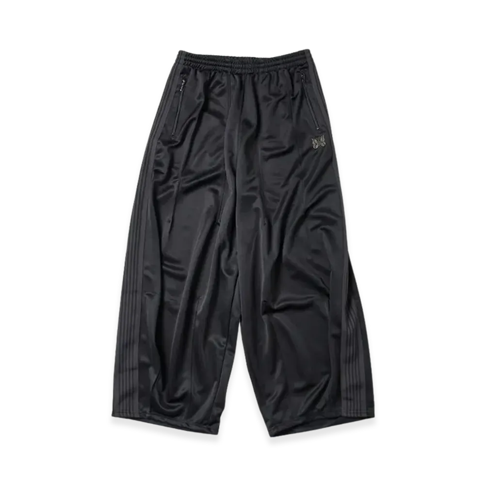 NEEDLES H.D. Track Pants Poly Smooth "BlackGrey"