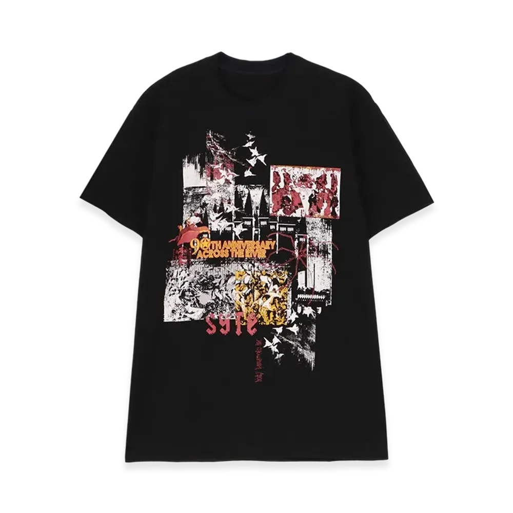 S'YTE Kume 90th Anniversary Across The River Hokusai x Oi By Hypnosis Hommage T-Shirt "Black"