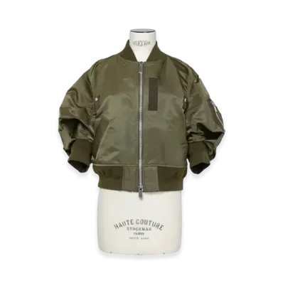 sacai Nylon Twill Blouson "Olive"