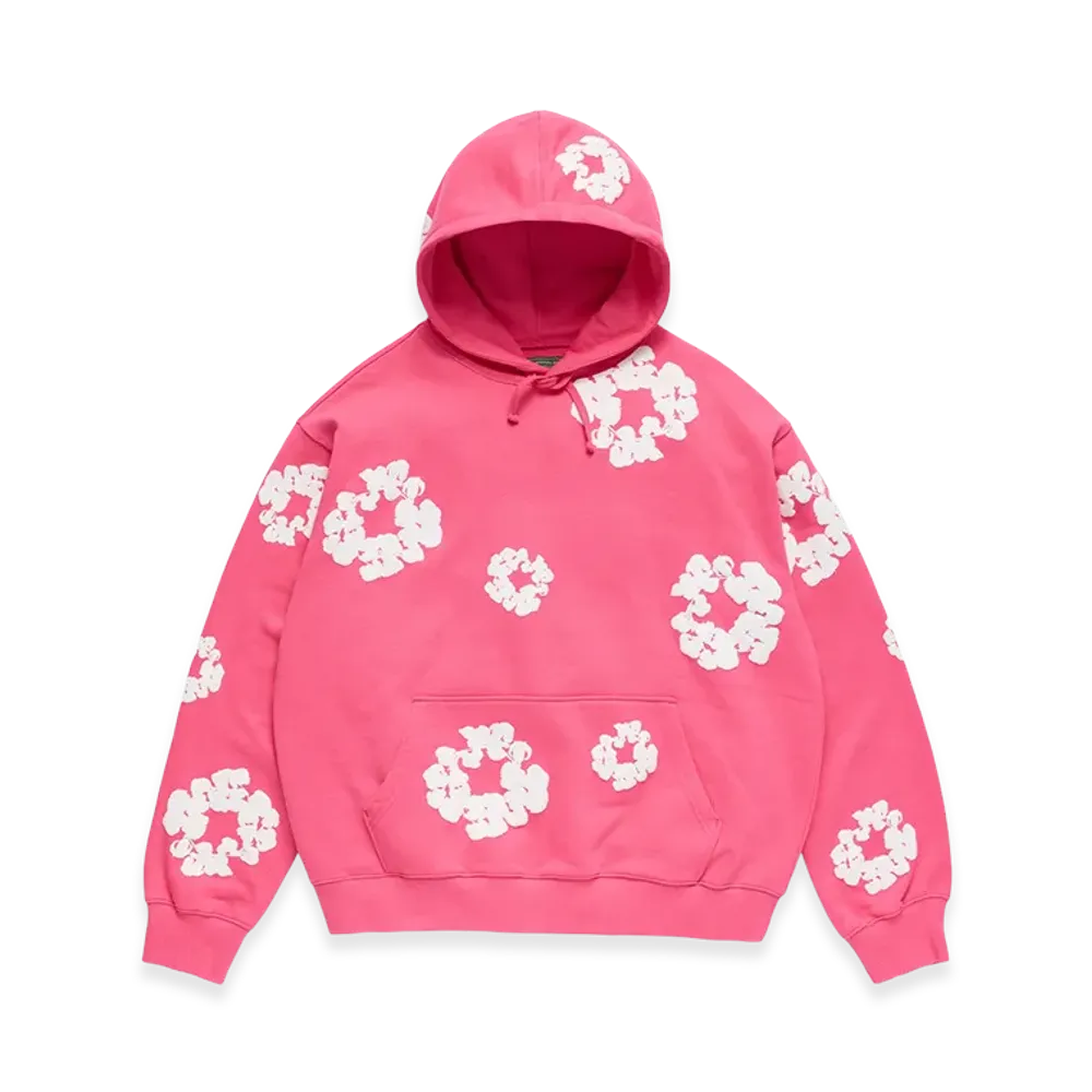 DENIM TEARS Cotton Wreath Hoodie "Pink"