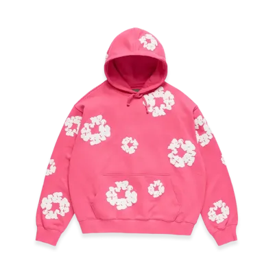 DENIM TEARS Cotton Wreath Hoodie "Pink"