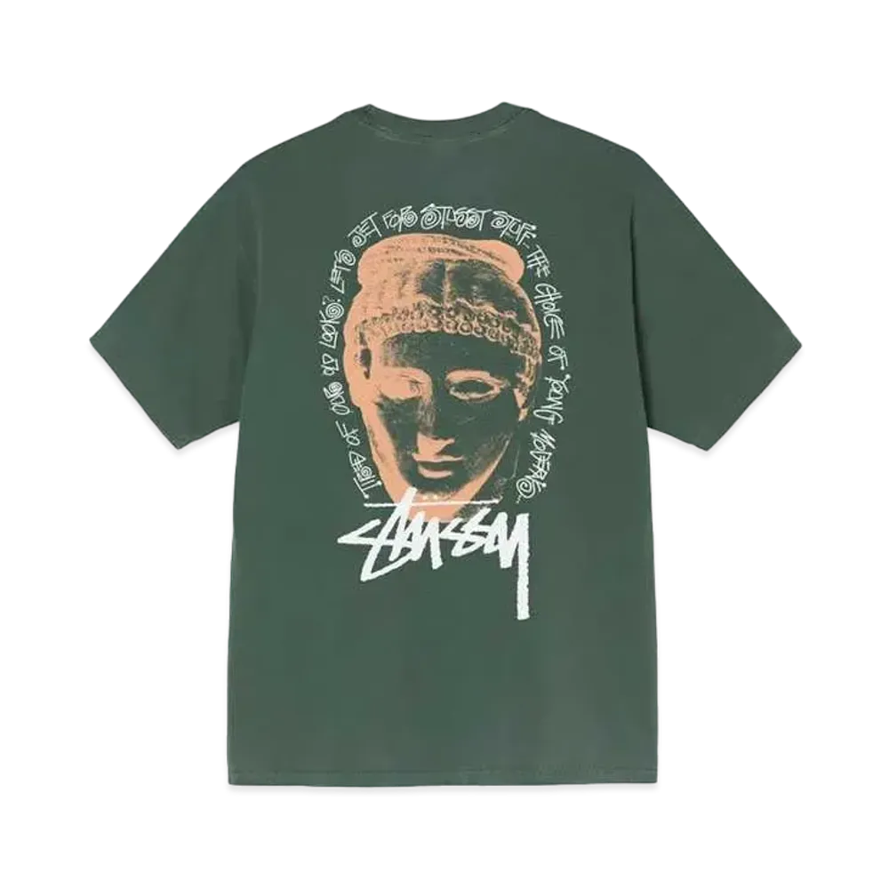 Stussy YOUNG MODERNS PIGMENT DYED TEE "Pine"