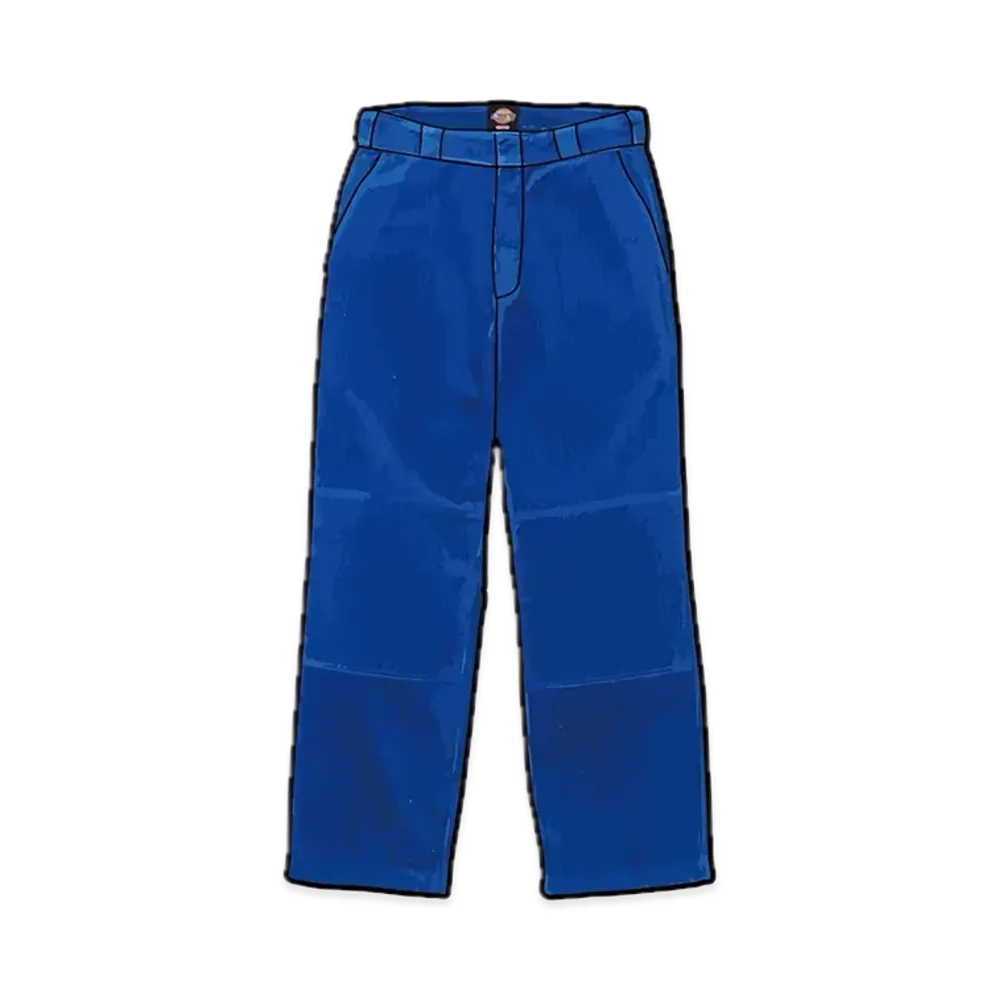 Supreme x Dickies Double Knee Corduroy Work Pant "Royal"