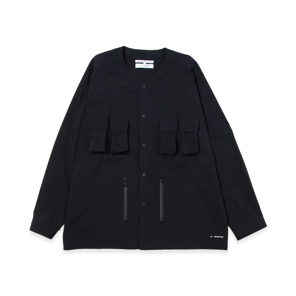 F/CE. Pertex Waterproof Technical Cardigan "Black"