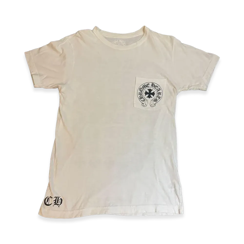 Chrome Hearts Back Script Print S/S T-Shirt "White"