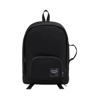 Maison Kitsune Nylon Backpack "Black"