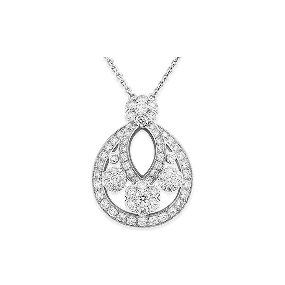 Van Cleef & Arpels Snowflake pendant small model "18K White gold/Diamond"