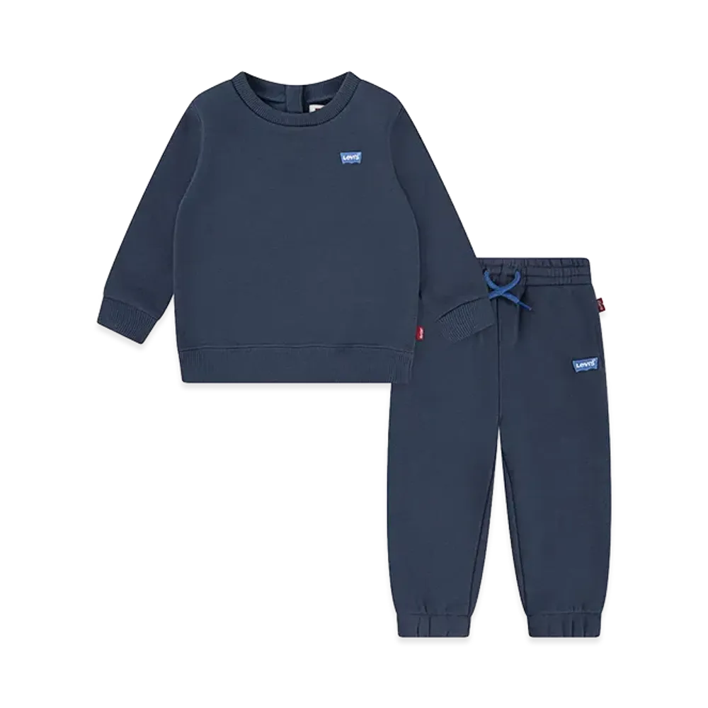 Levi's Kids Sweatshirt And Pant Set "Blue"