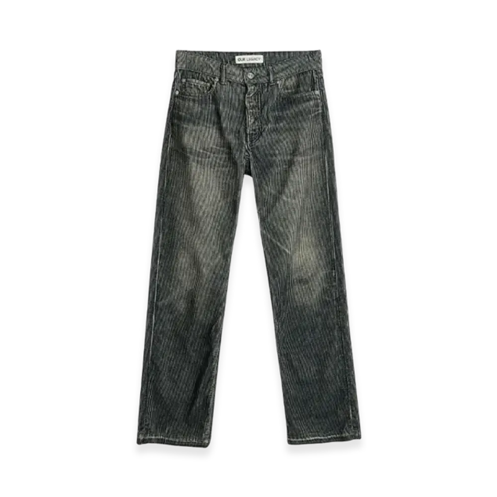 OUR LEGACY Women's Linear Cut Corduroy "Digital Dark Aurora"