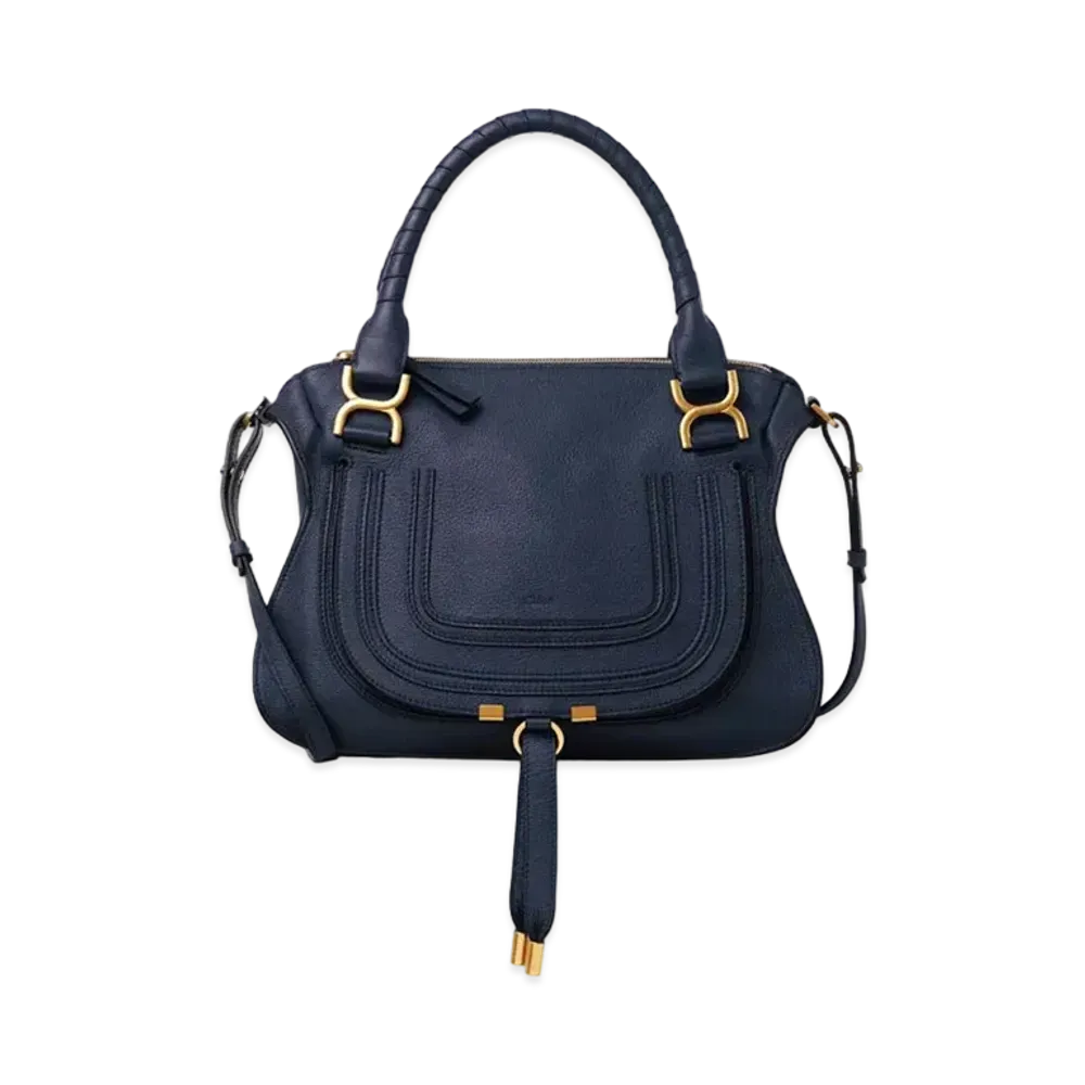 Chloe Marcie Medium Bag "Navy"