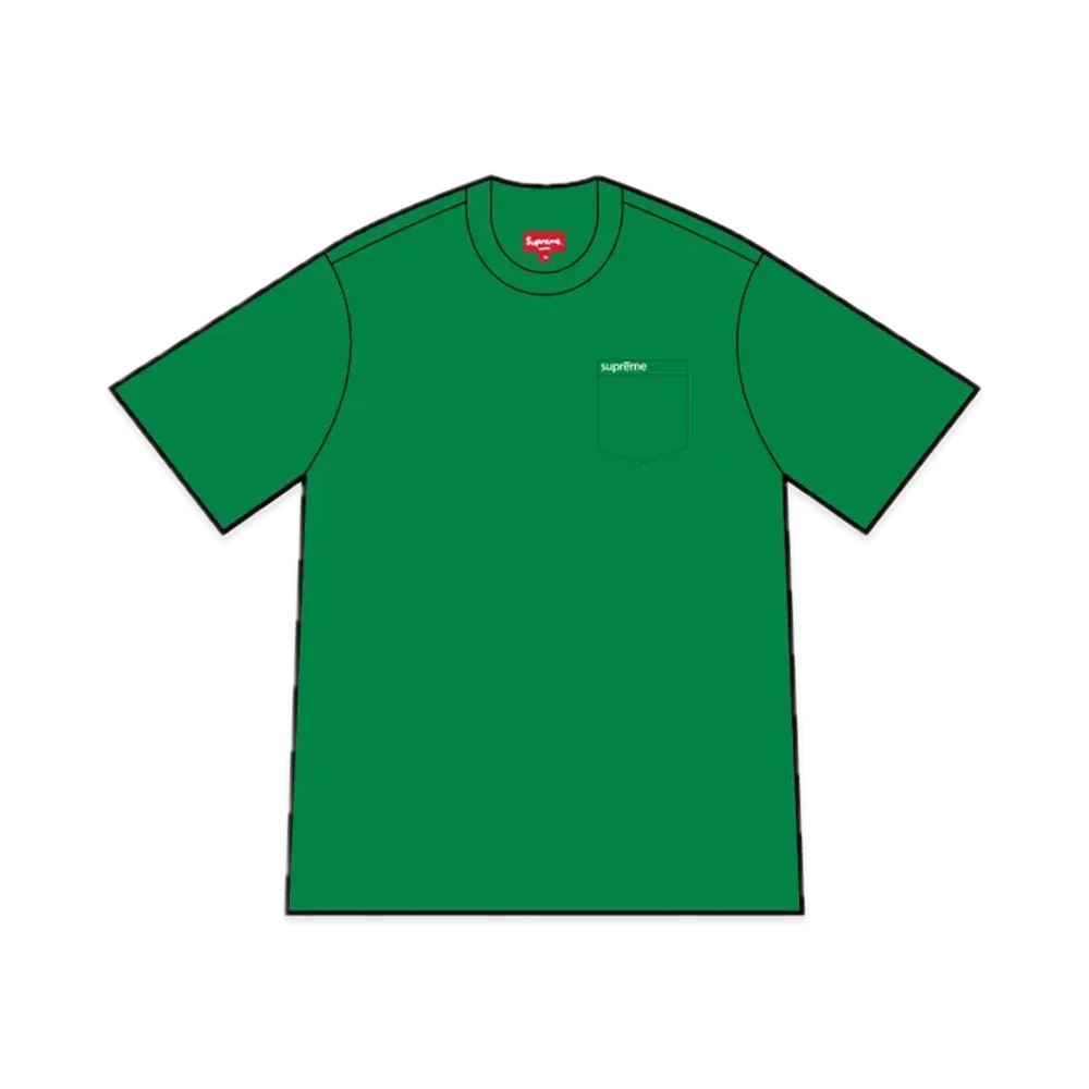 Supreme S/S Pocket Tee "Green" (23FW)
