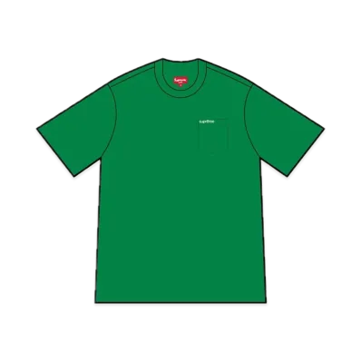 Supreme S/S Pocket Tee "Green" (23FW)
