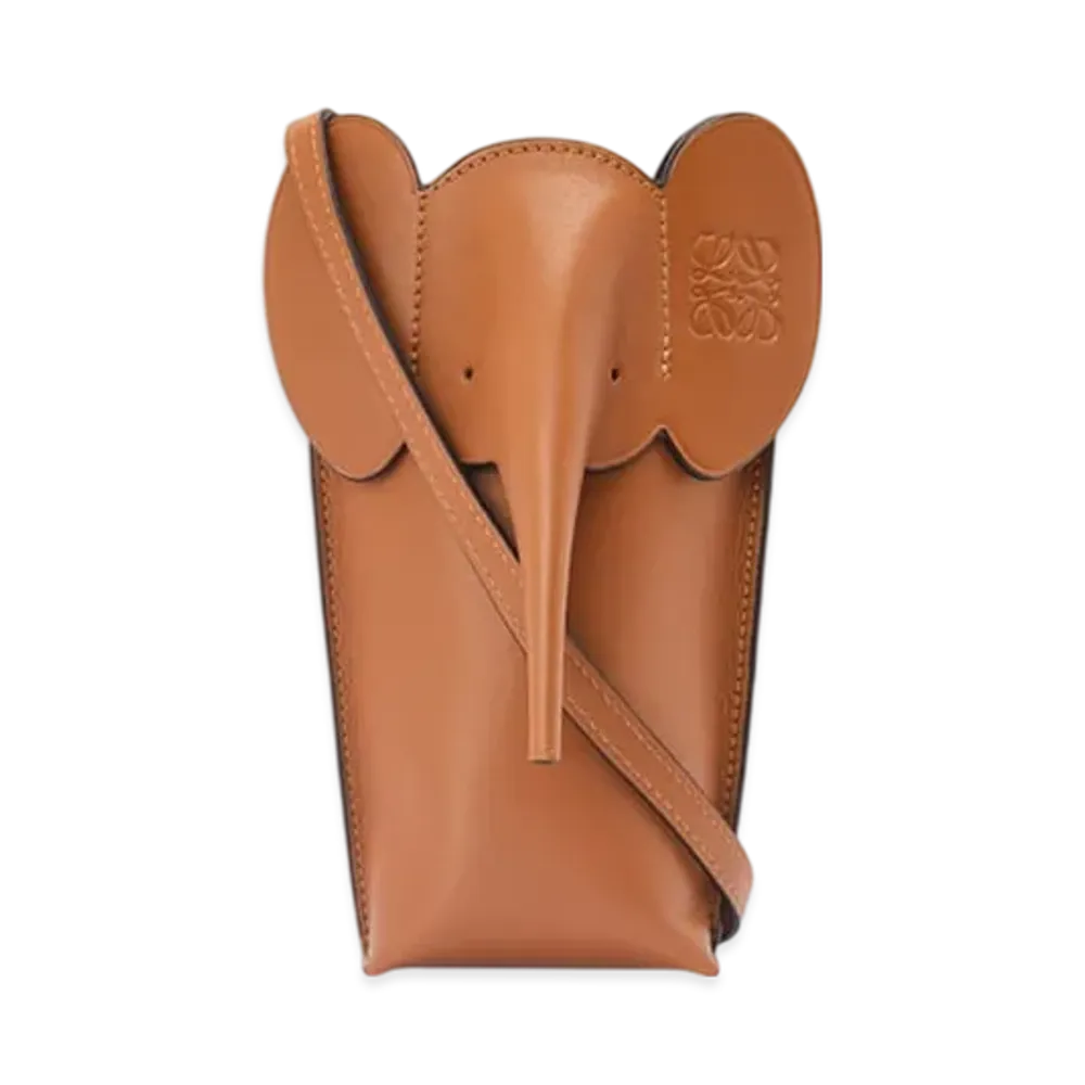 LOEWE Elephant Pocket "Tan"