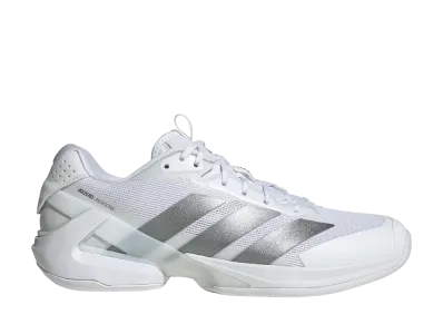adidas Adizero Ubersonic 5 Tennis "Cloud White/Tech Grey Metallic"