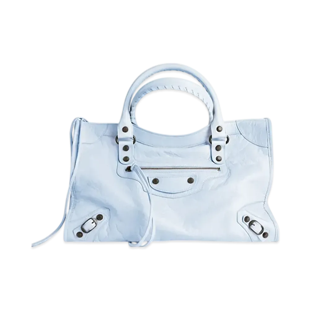 BALENCIAGA Le City Bag Medium "Cloudy Blue"