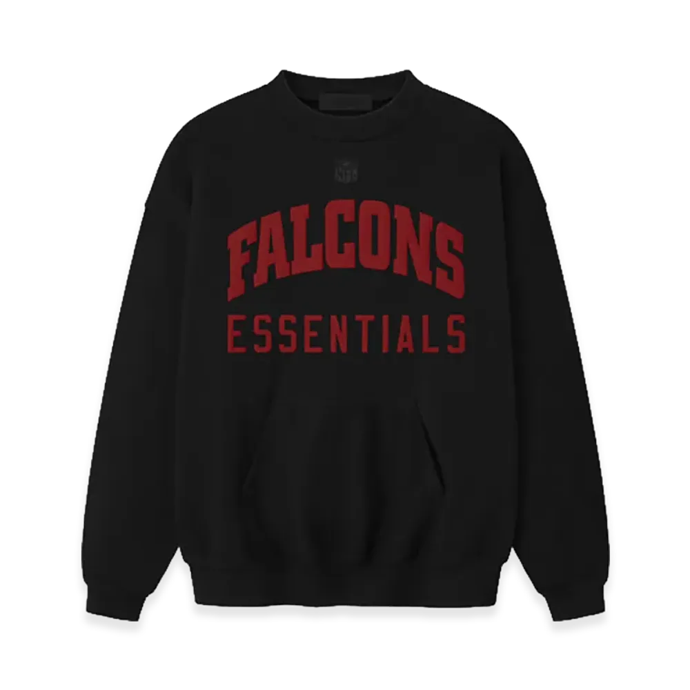 FEAR OF GOD ESSENTIALS Falcons Sport Crewneck "Black"