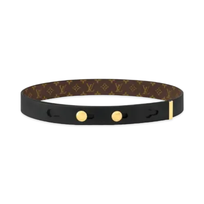 Louis Vuitton LV Studs 29mm Belt Monogram "Noir"