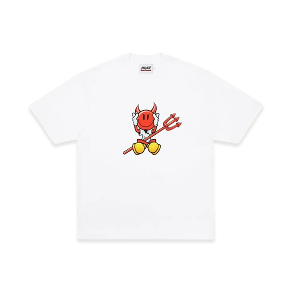 PALACE x WORLD INDUSTRIES T Shirt "White"