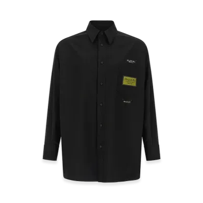 MM6 Maison Margiela Jacquard Label Shirt "Black"