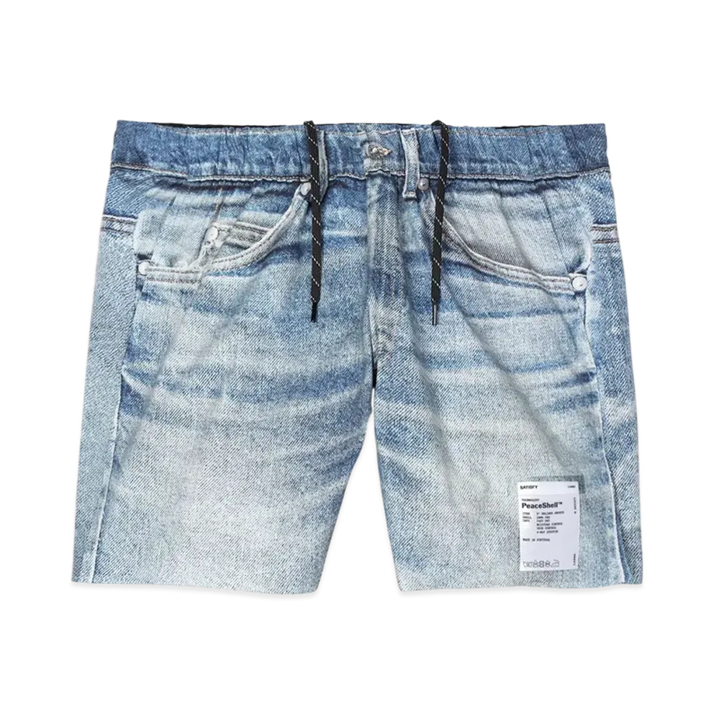SATISFY PeaceShell 5 Unlined Shorts "Denim"