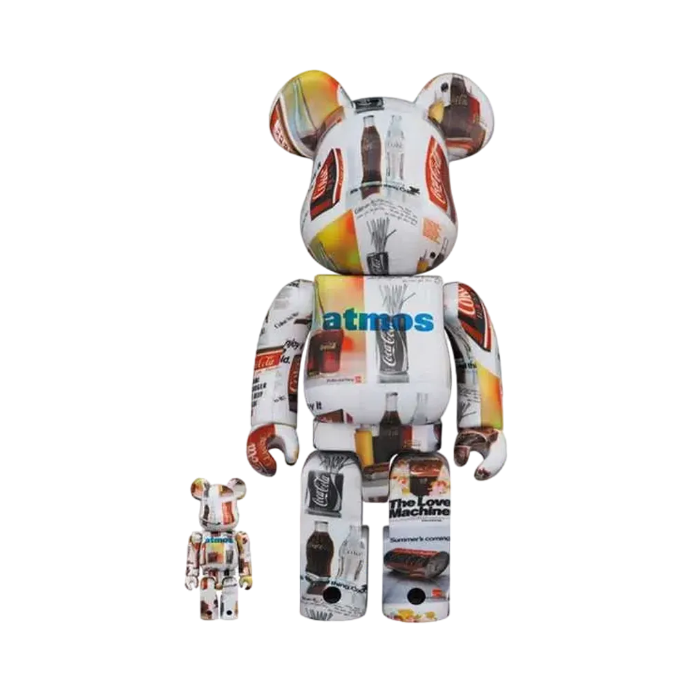 Bearbrick atmos × Coca-Cola TYPE-5 100% & 400%