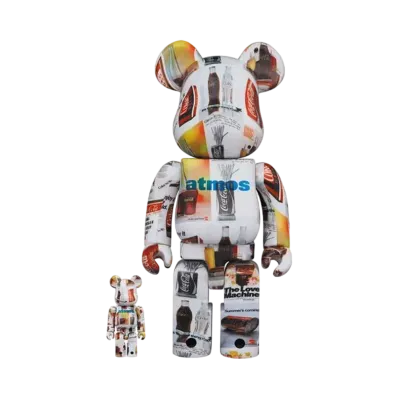 Bearbrick atmos × Coca-Cola TYPE-5 100% & 400%
