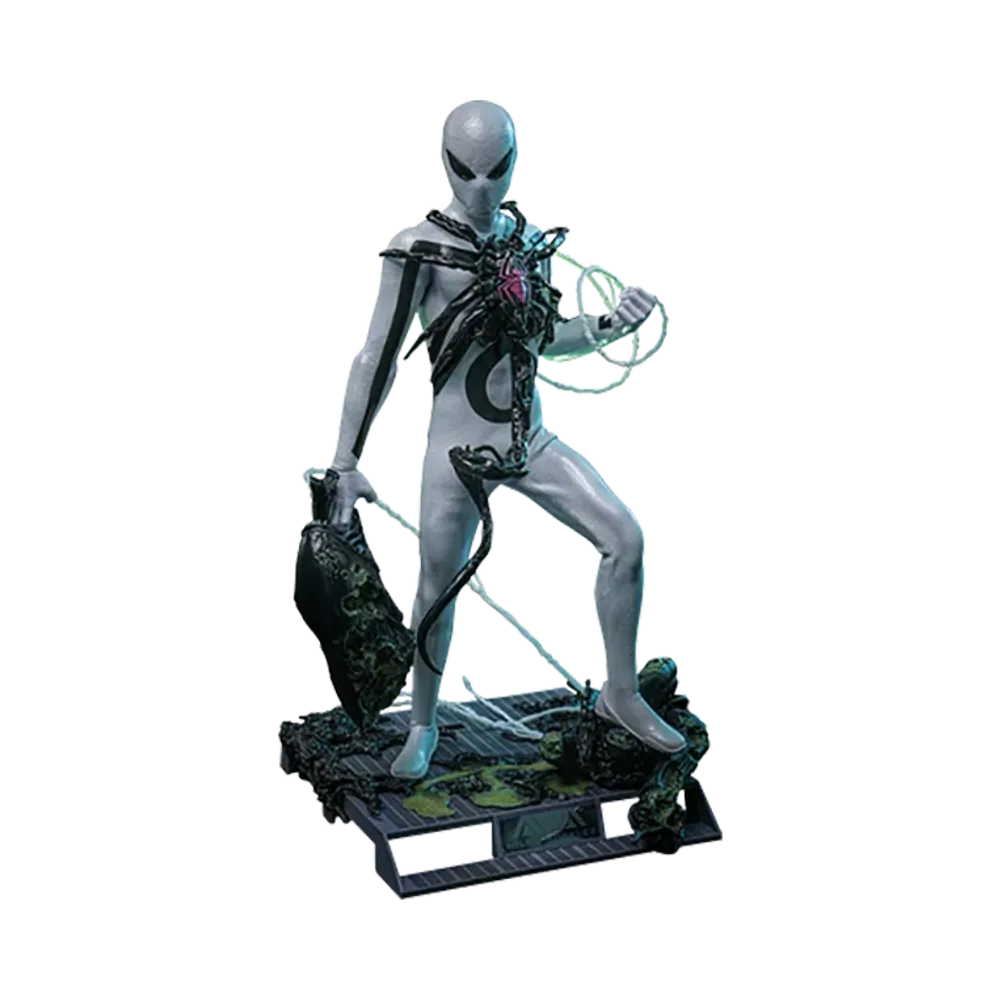 Hot Toys "Comic Masterpiece" -Aliens Vs. Avengers- 1/6 Scale Fully Poseable Figure: Miles Morales (Aliens Vs. Avengers Suit)