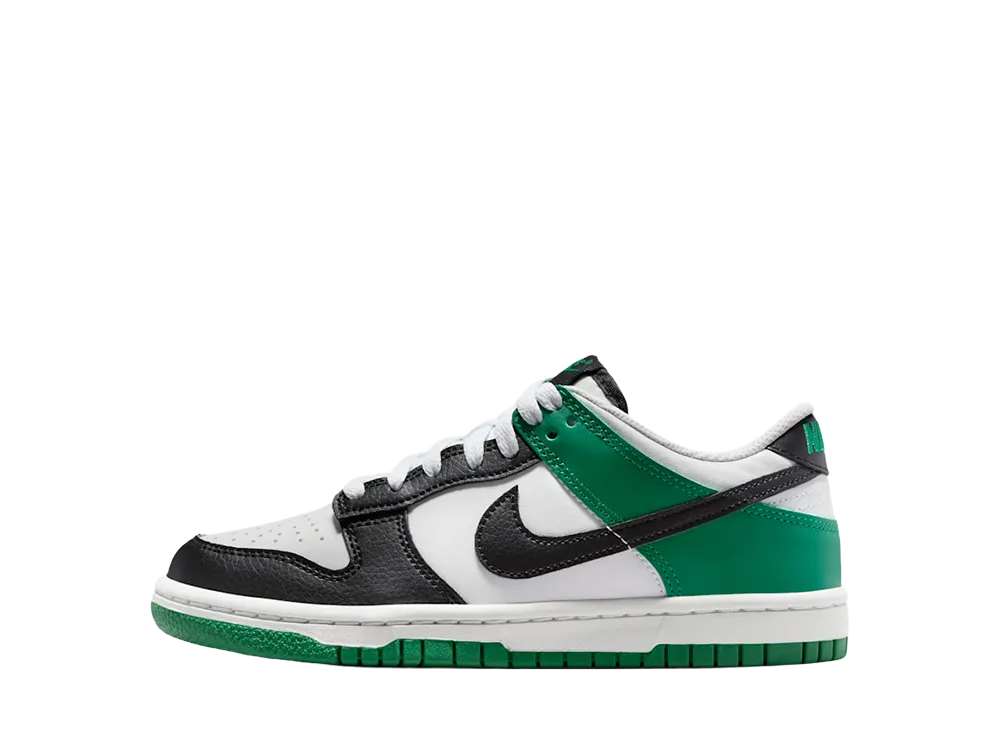 Nike GS Dunk Low "Off White/Malachite/Black"