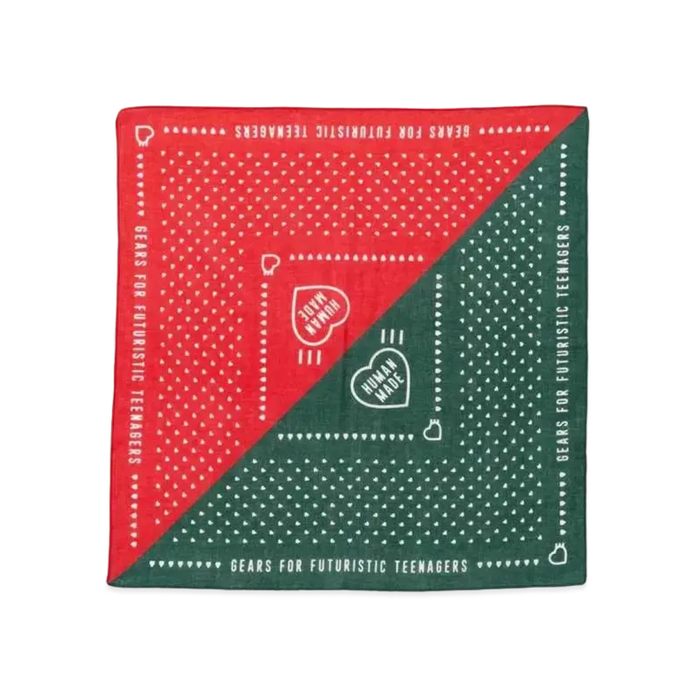 HUMAN MADE MONTHLY BANDANA DECEMBER "Pink"