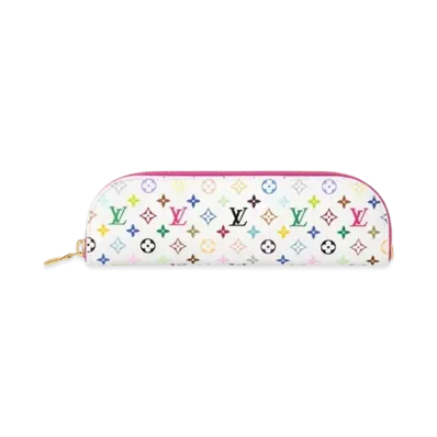 Louis Vuitton x Takashi Murakami Monogram Multicolor Charlotte Pencil Pouch "Blanc"