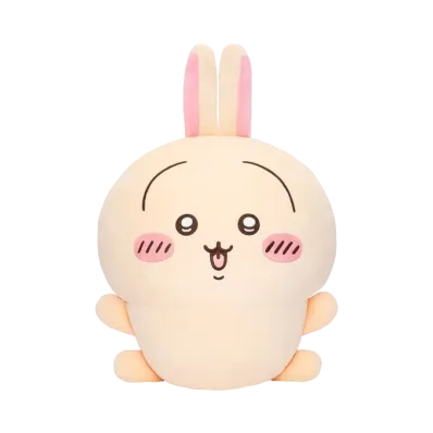 Gray Parka Service -Chiikawa Rabbit Kuji- A Prize Super Big Plush Jump
