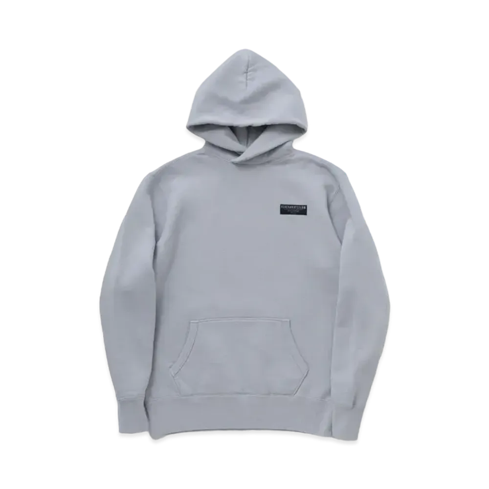 RATS Cross Neck Hoodie Bar Tag "Grey"