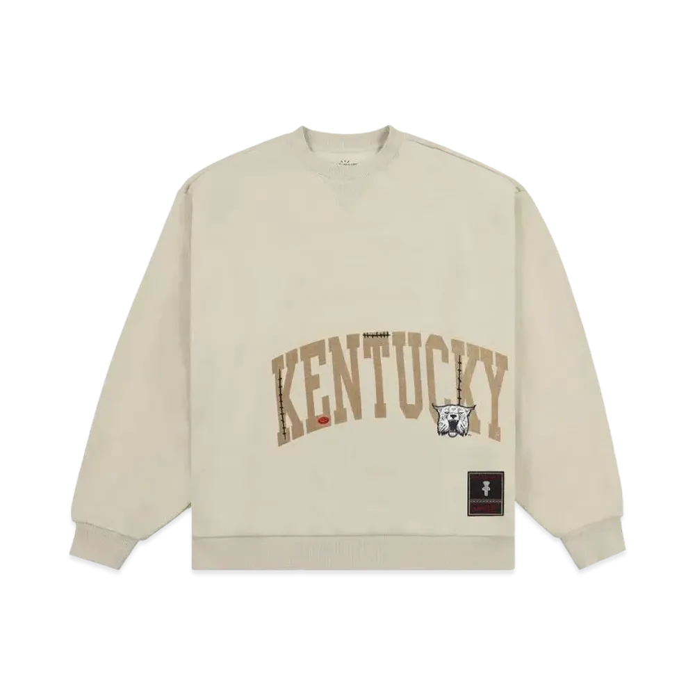 Travis Scott x M&N x University Of KentUCky Crewneck "Ivory"