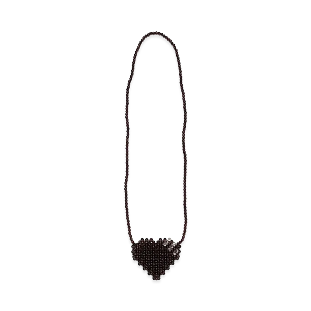HUMAN MADE Heart Beaded Bag "Black"