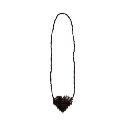 HUMAN MADE Heart Beaded Bag "Black"