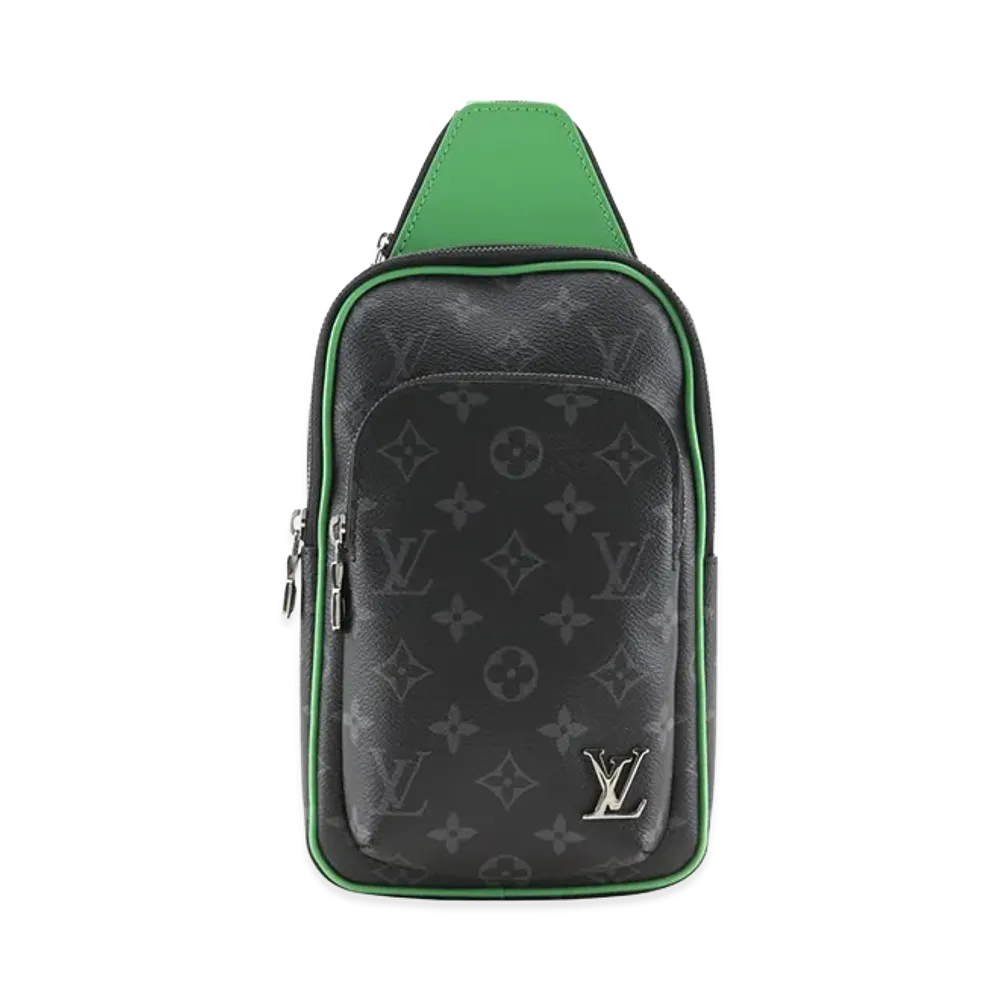 Louis Vuitton Avenue Slingbag PM "Monogram Eclipse" "Black / Green"