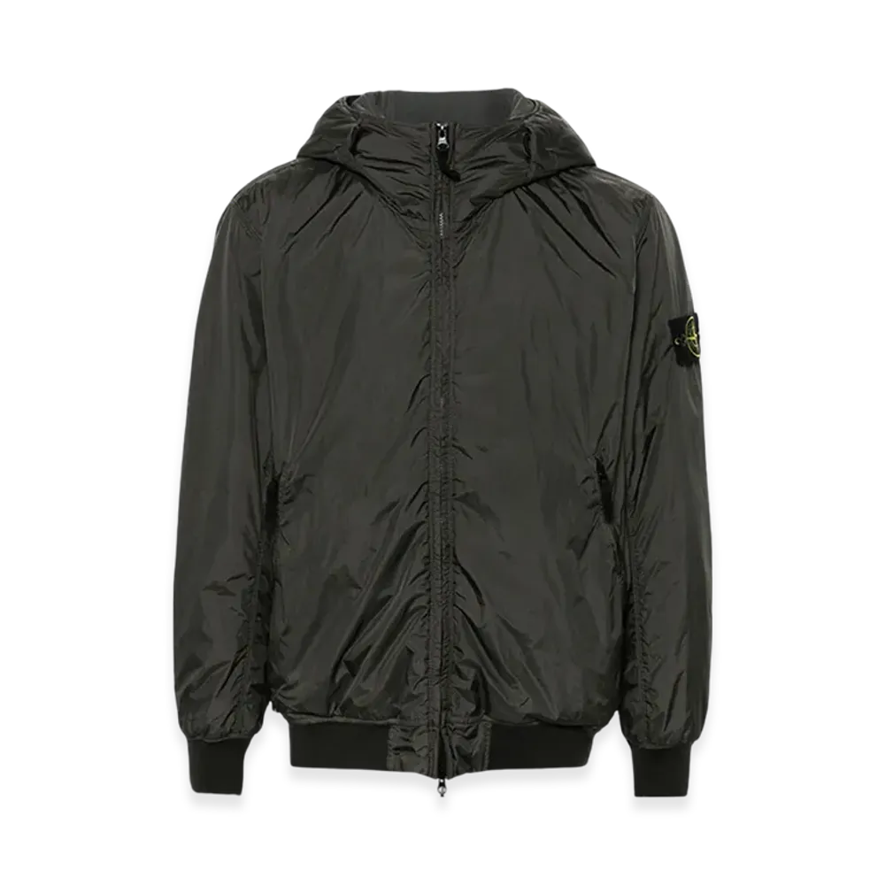 Stone Island 40823 Nylon Zipped Jacket - 24FW "Lead"