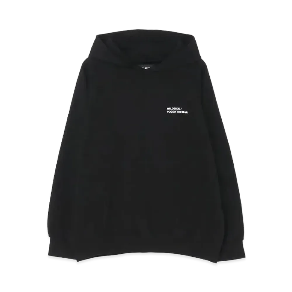 WILDSIDE YOHJI YAMAMOTO POGGYTHEMAN x Adam Lister UP street by Y's for living Hoodie "Black"