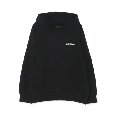 WILDSIDE YOHJI YAMAMOTO POGGYTHEMAN x Adam Lister UP street by Y's for living Hoodie "Black"