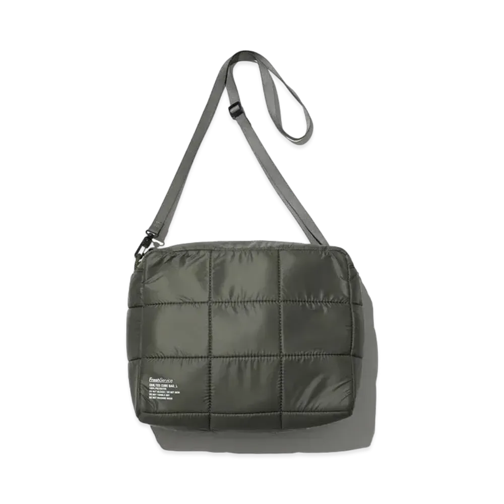 FreshService Quilted Cube Bag_L "Khaki"
