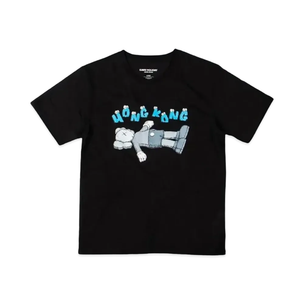 KAWS HOLIDAY Hong Kong T-shirt "Black"