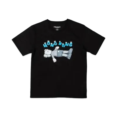 KAWS HOLIDAY Hong Kong T-shirt "Black"