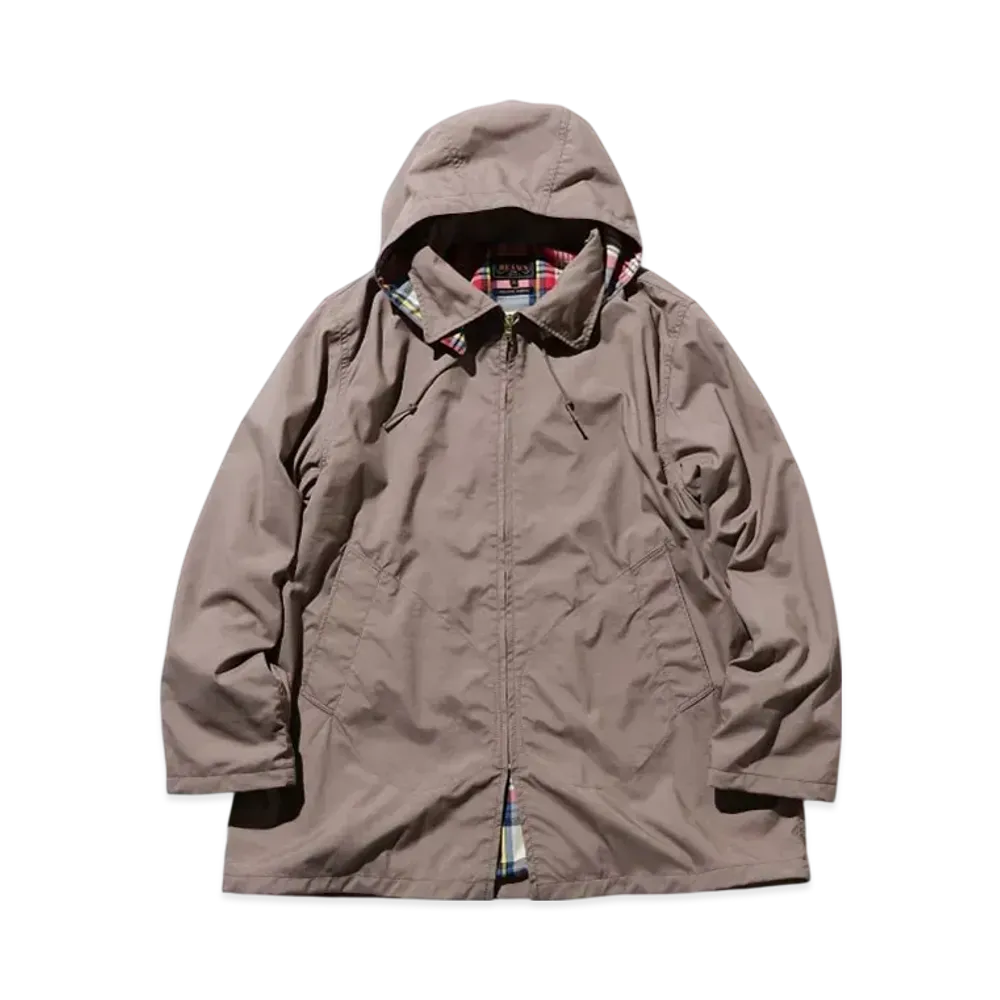 BEAMS Sportsman Coat Nylon Oxford "Gray"