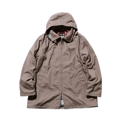 BEAMS Sportsman Coat Nylon Oxford "Gray"