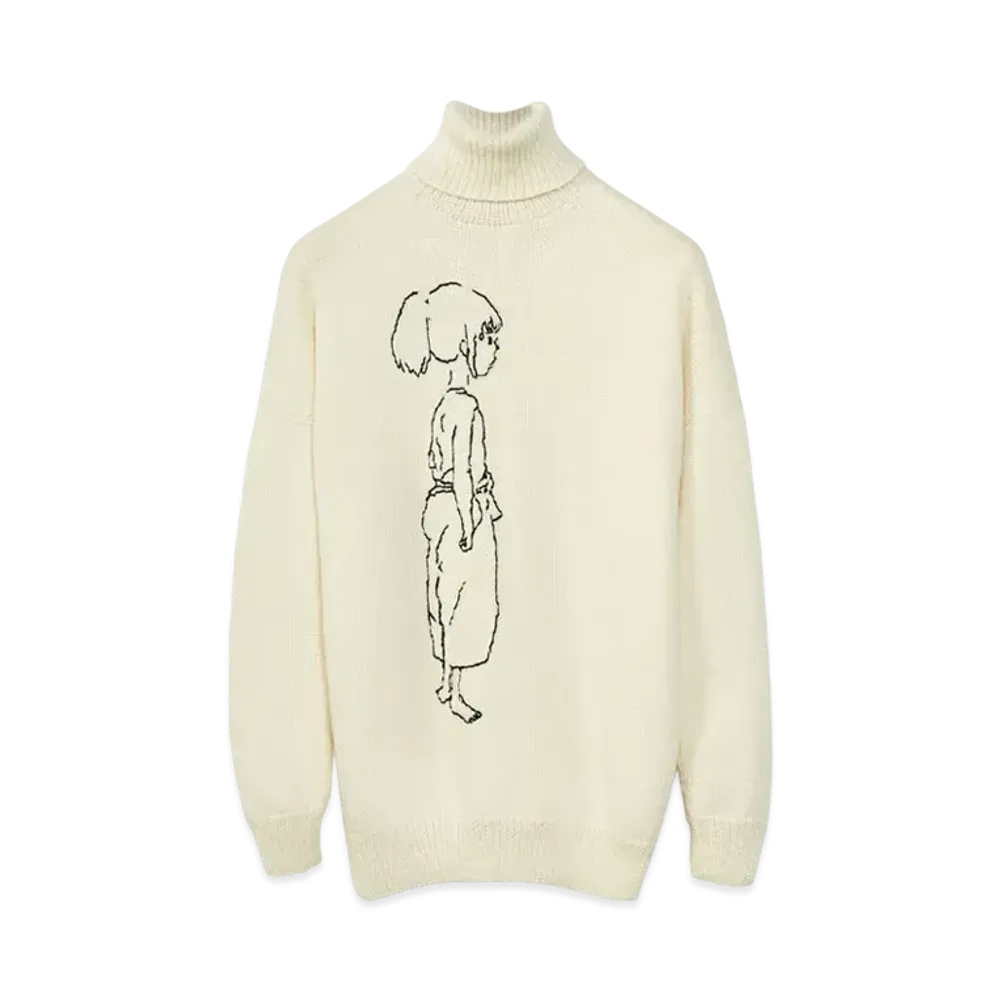 LOEWE x Spirited Away Chihiro High Neck Sweater In Wool